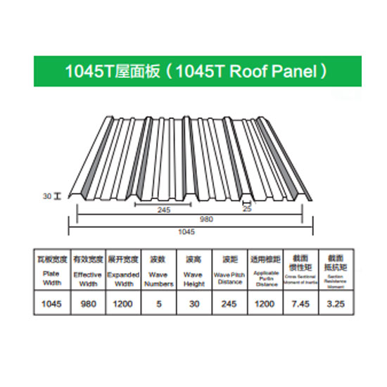 1045T屋面板